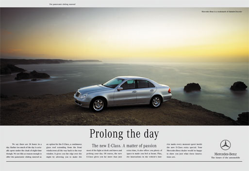 The new E-Class. A matter of passion.