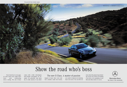 The new E-Class. A matter of passion.